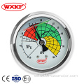 Manómetro de interruptor eléctrico de acero inoxidable de 6 pulgadas